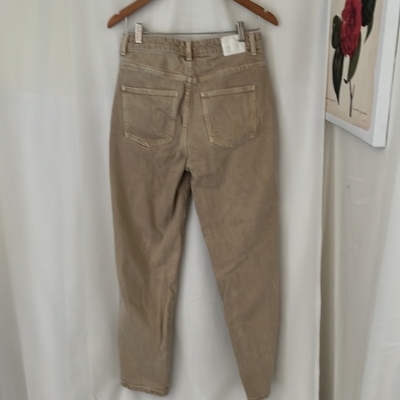 Zara Cream Straight Leg Jeans - Picture 4 of 4